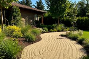 Блог — Использование песка в ландшафтном дизайне: идеи, технологии и практические советы — фото