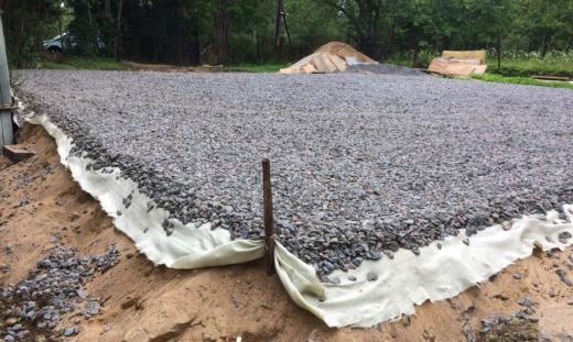 Отсыпка участка песком и щебнем: что выбрать и почему — фото