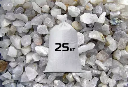 Мраморный щебень 25 кг — фото-550_1