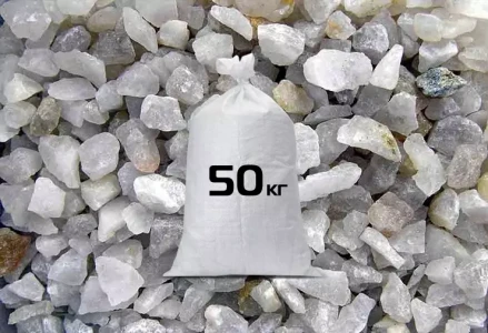 Мраморный щебень 50 кг — фото-550_1